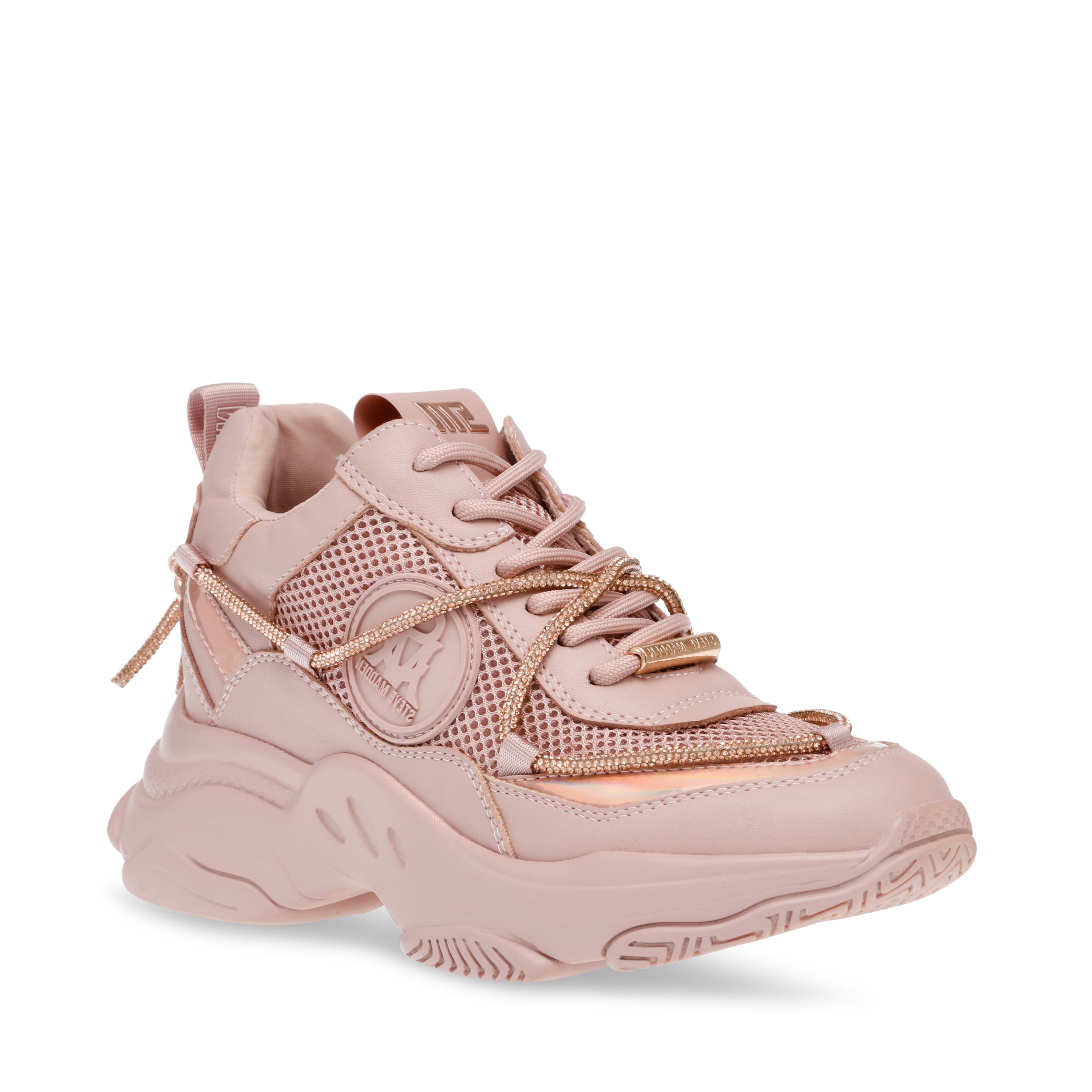 Steve madden antics jogger sneakers best sale rose gold