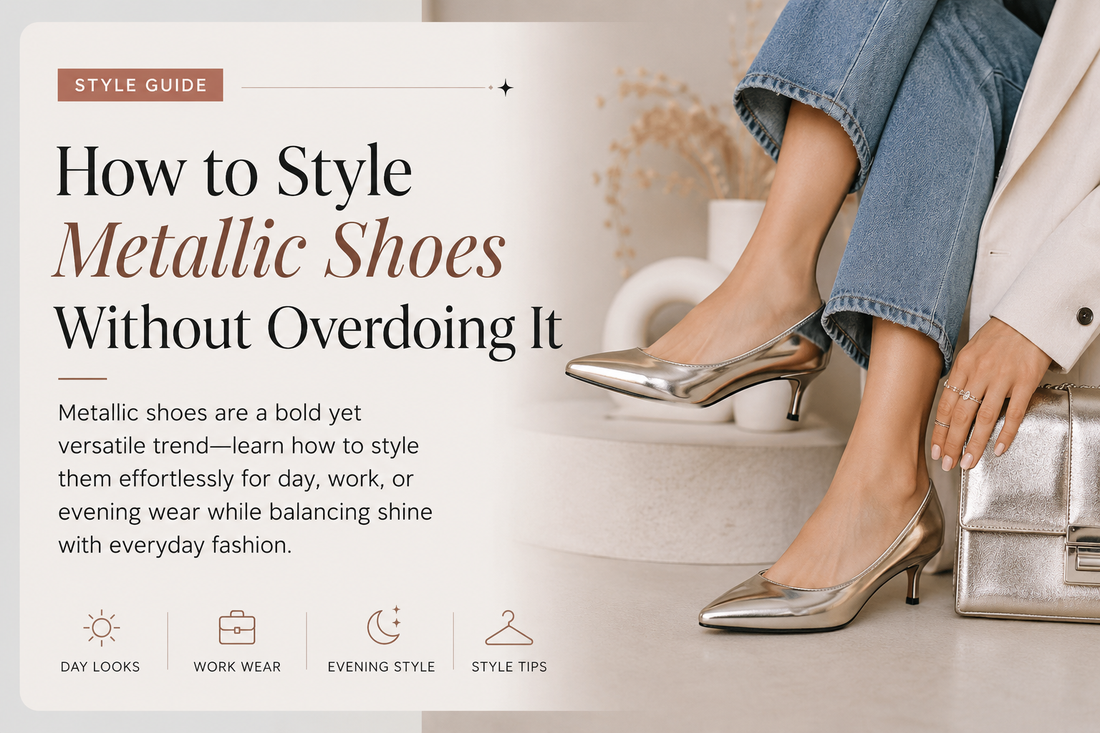How to Style Metallic Shoes Without Overdoing It