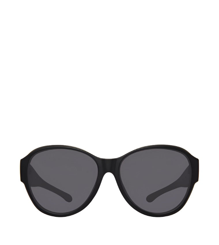 HUGHES-S MATTE BLACK SUNGLASSES