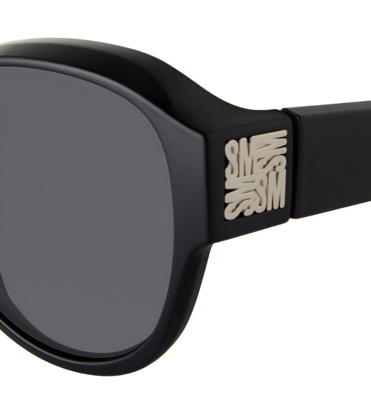 HUGHES-S MATTE BLACK SUNGLASSES