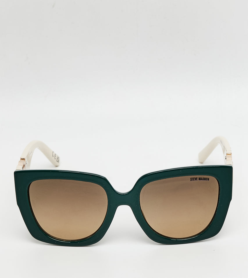 Imogene Green Sunglasses