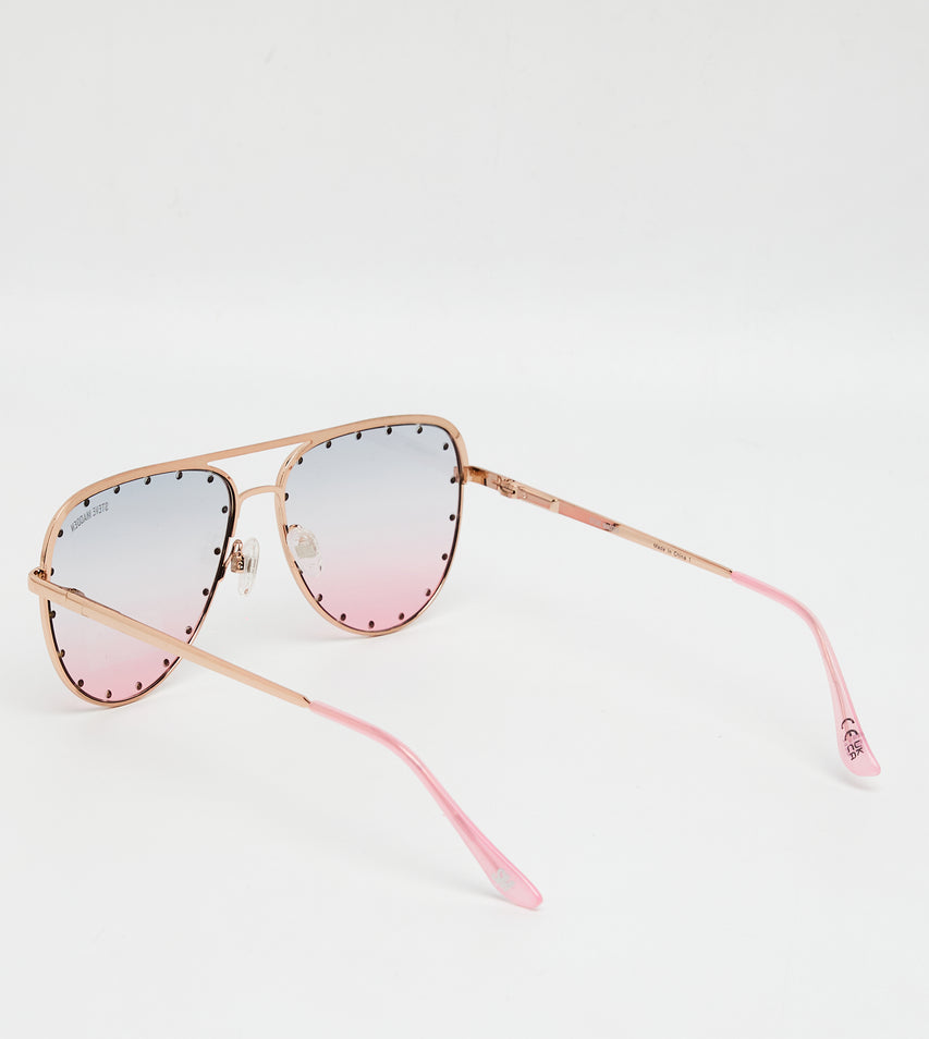 JAIR ROSE GOLD SUNGLASSES