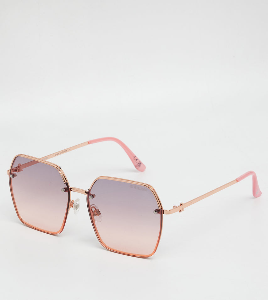 X17639-ROSE GOLD SUNGLASSES