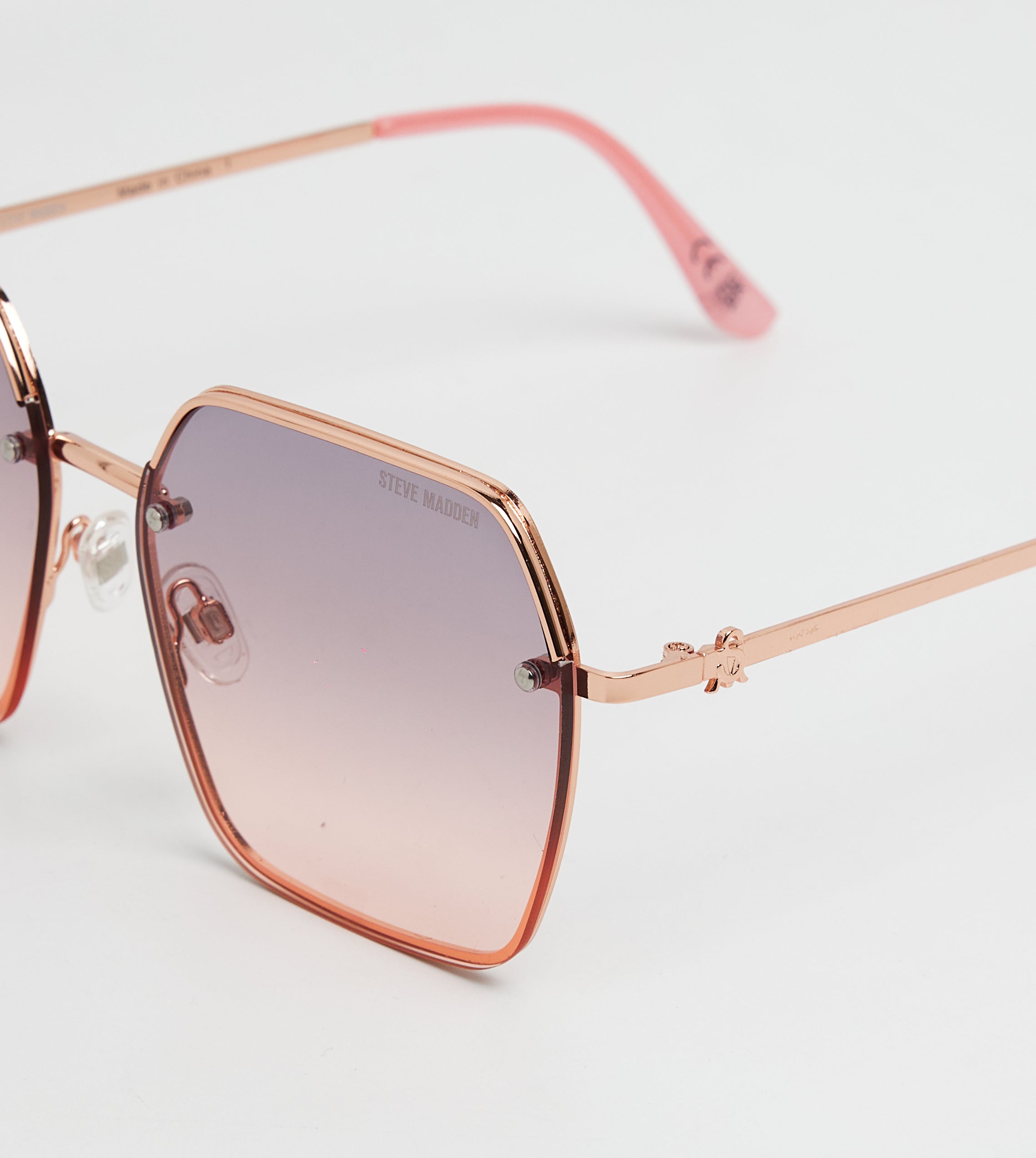 X17639-ROSE GOLD SUNGLASSES