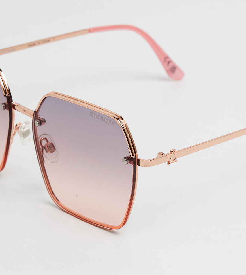 X17639-ROSE GOLD SUNGLASSES