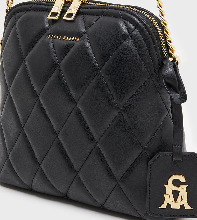 QUILTED-C SHOULDER BAG