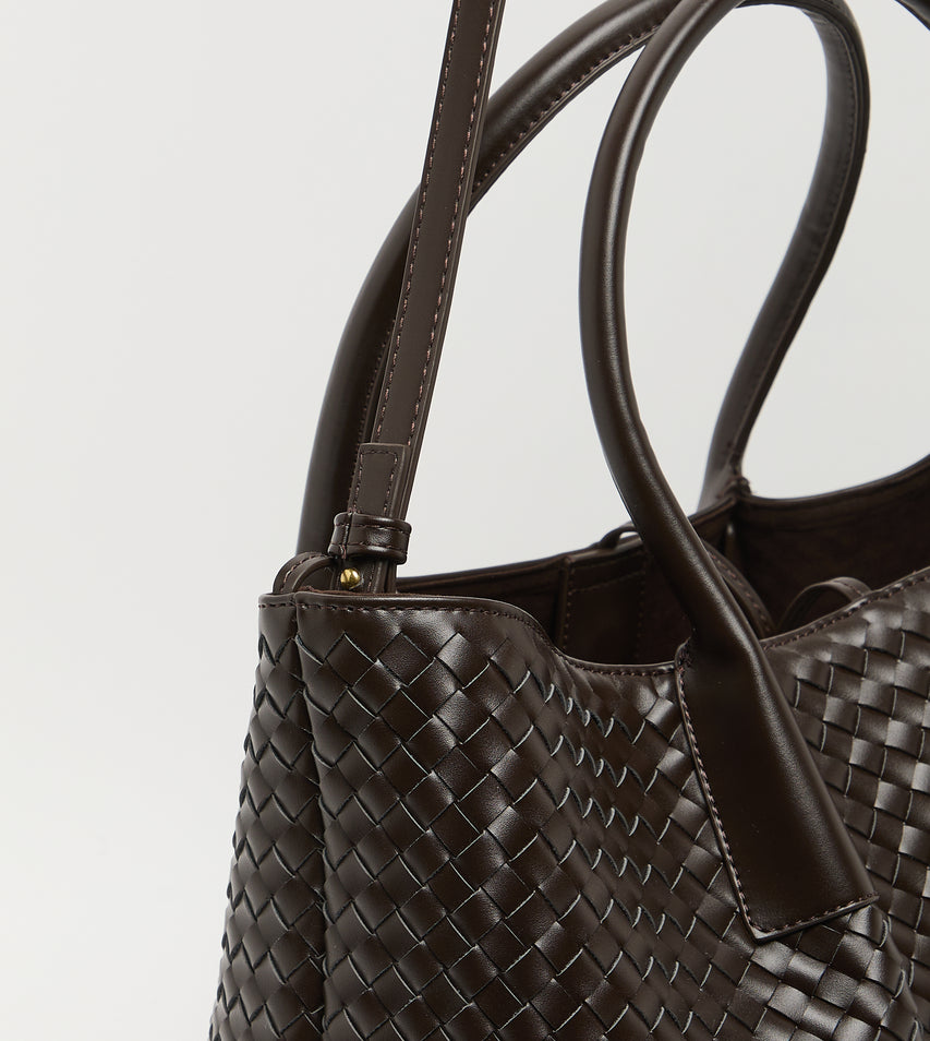 Smw8025-Dkb Dark Brown Women's Tote Bag - view 3