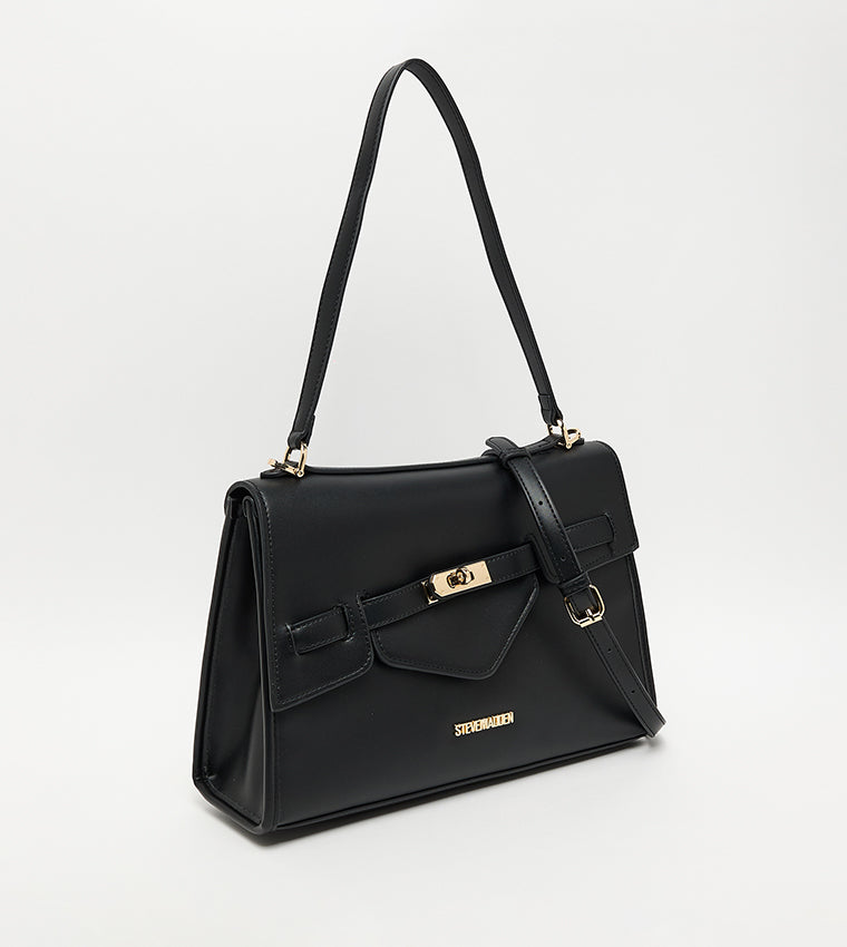 Black Women's Shoulder Bag BLACK - view 2