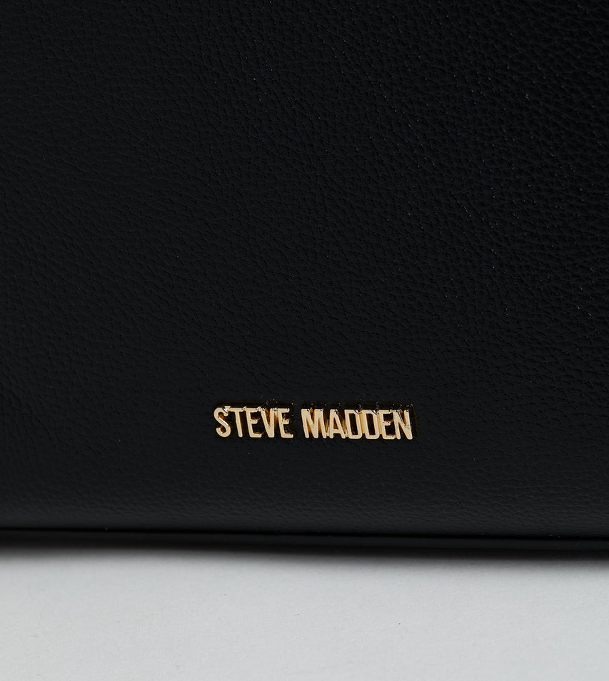 BELTED SATCHEL BLACK SATCHEL BAG