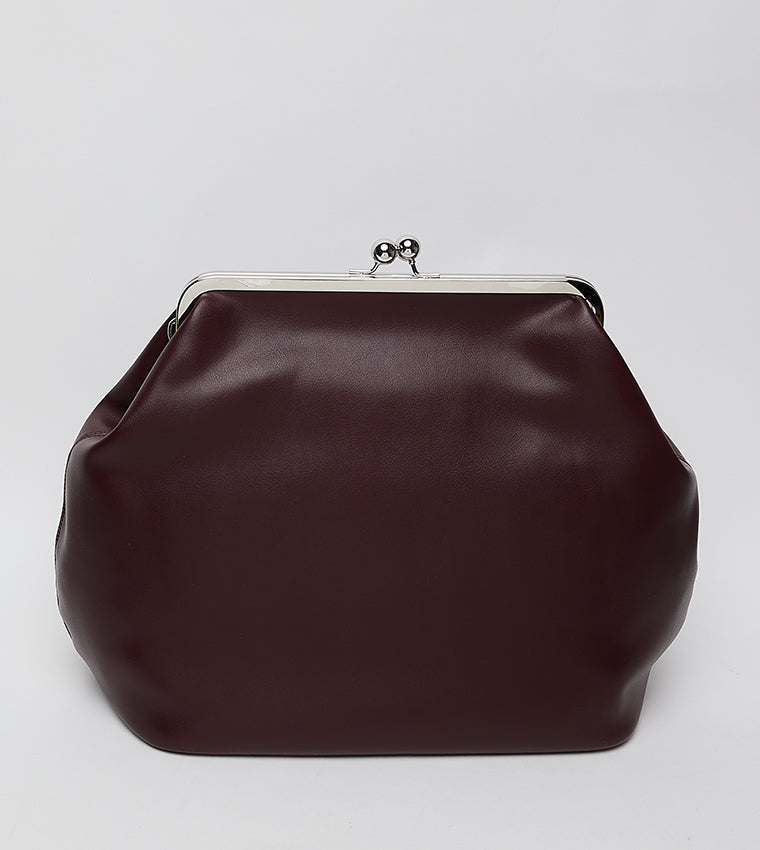 SMW1240 Burgundy Women's Shoulder Bag BURGUNDY - view 3