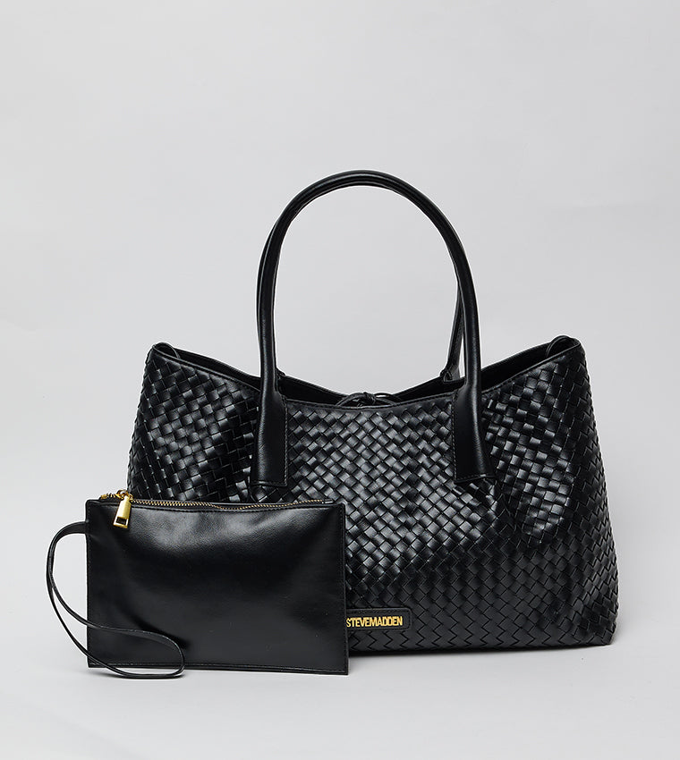 SMW8025 Black Women's Tote Bag BLACK