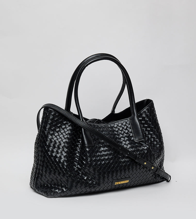 SMW8025 Black Women's Tote Bag BLACK - view 3