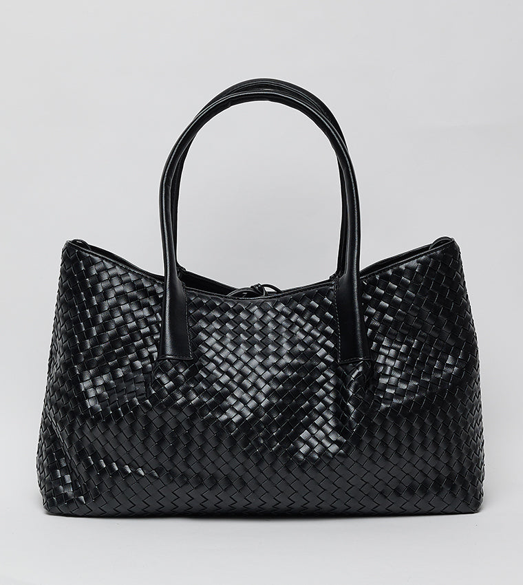 SMW8025 Black Women's Tote Bag BLACK - view 4