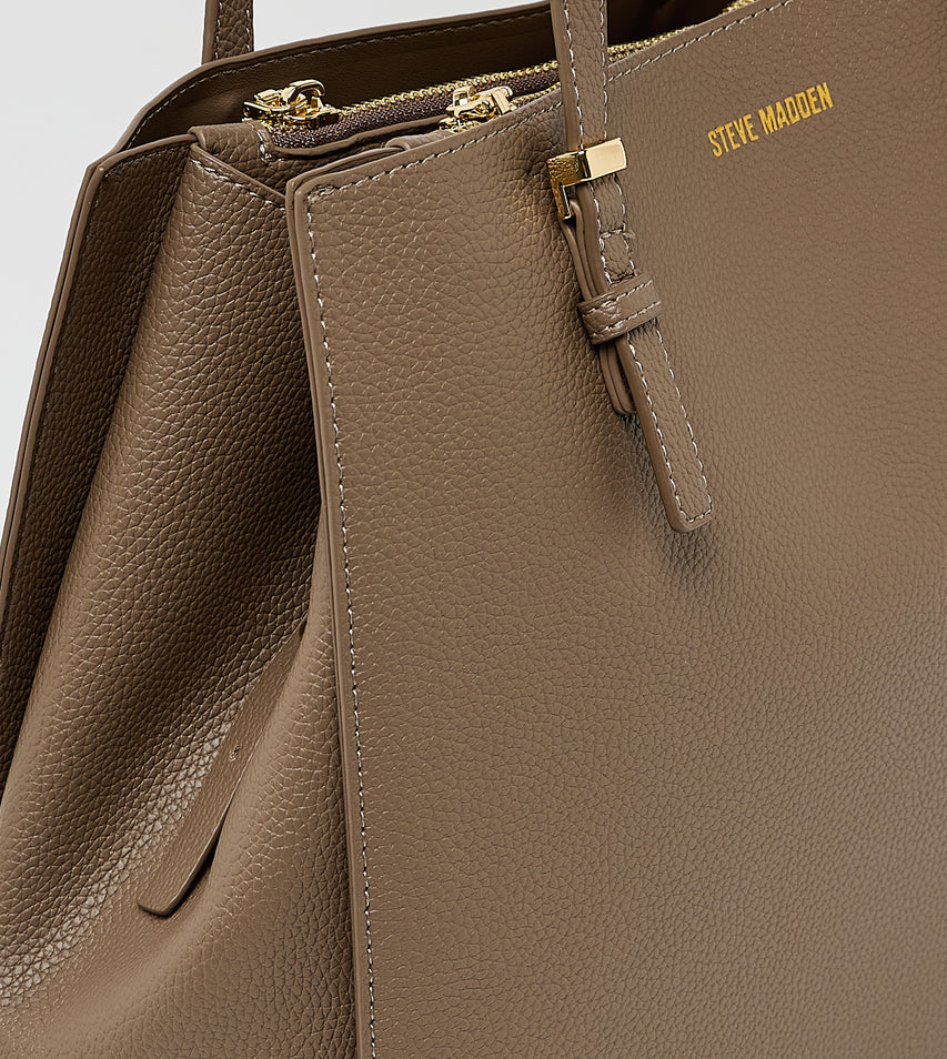 Women's Grey Roomy Tote Bag - view 6