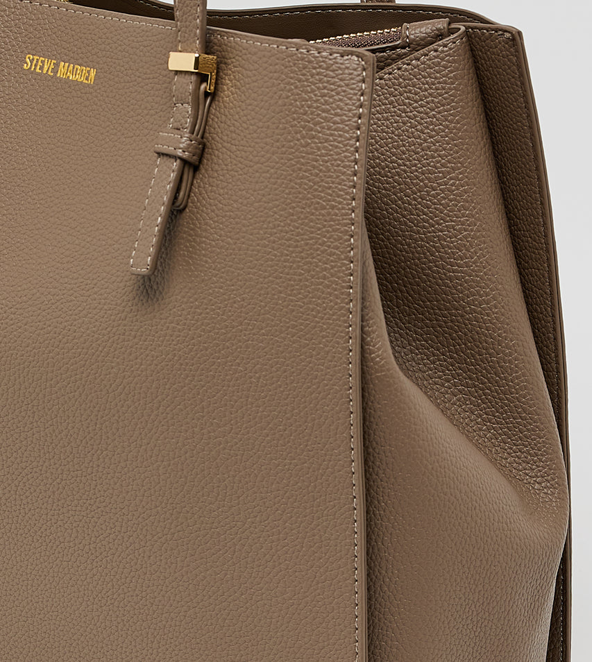 Women's Grey Roomy Tote Bag - view 5