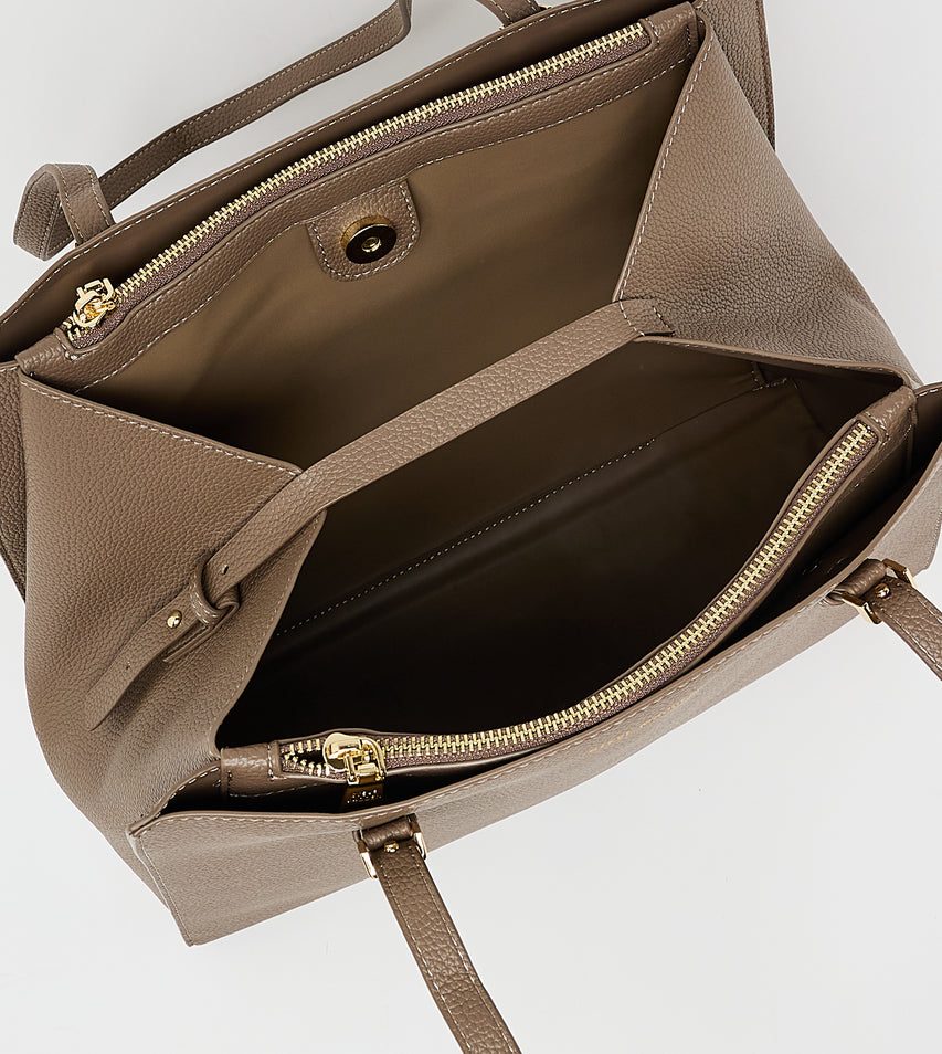 Women's Grey Roomy Tote Bag - view 7