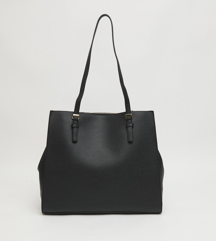 Women's Black Roomy Tote Bag - view 3