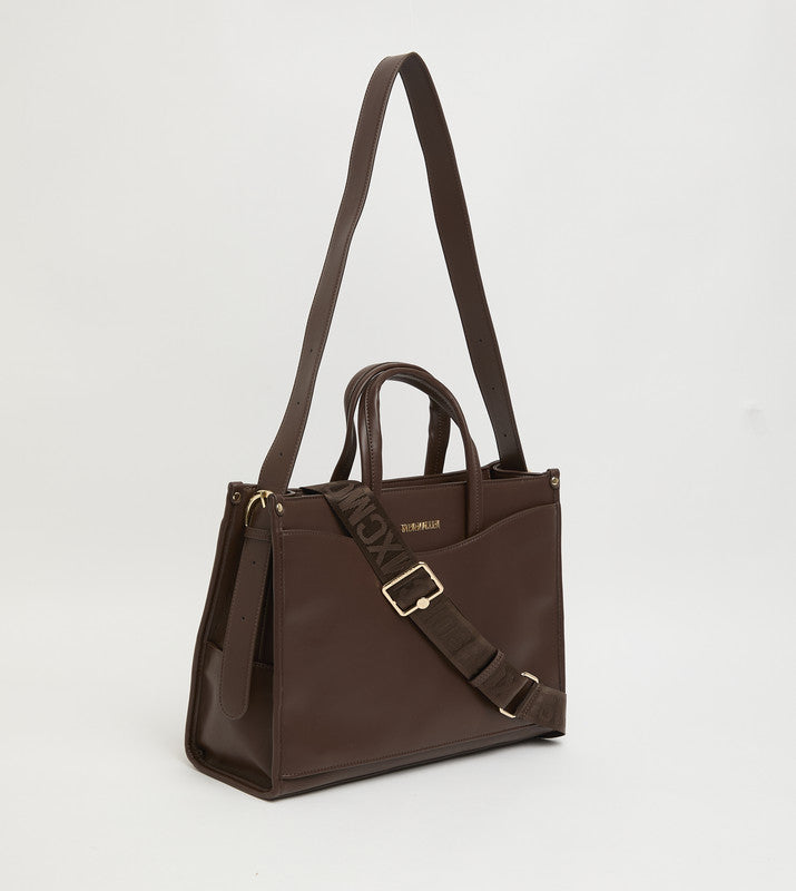 Women's Brown Classic Tote Bag - view 3