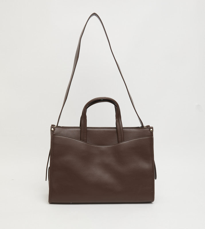Women's Brown Classic Tote Bag - view 2