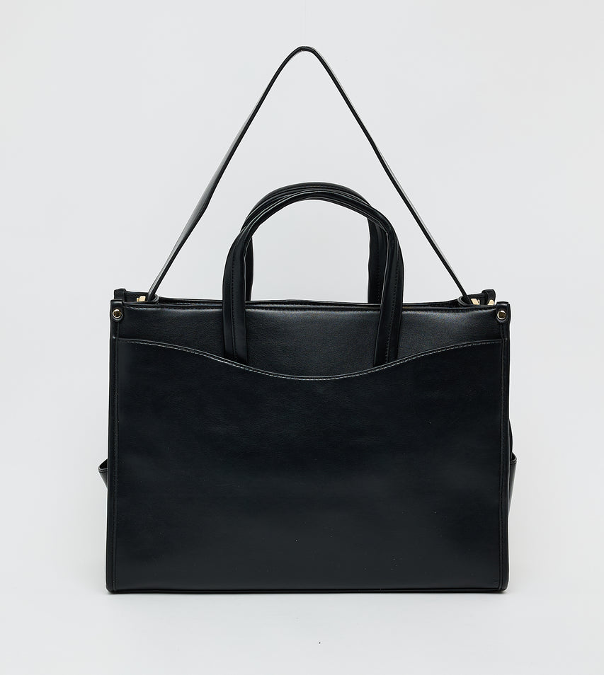Women's Black Classic Tote Bag - view 2