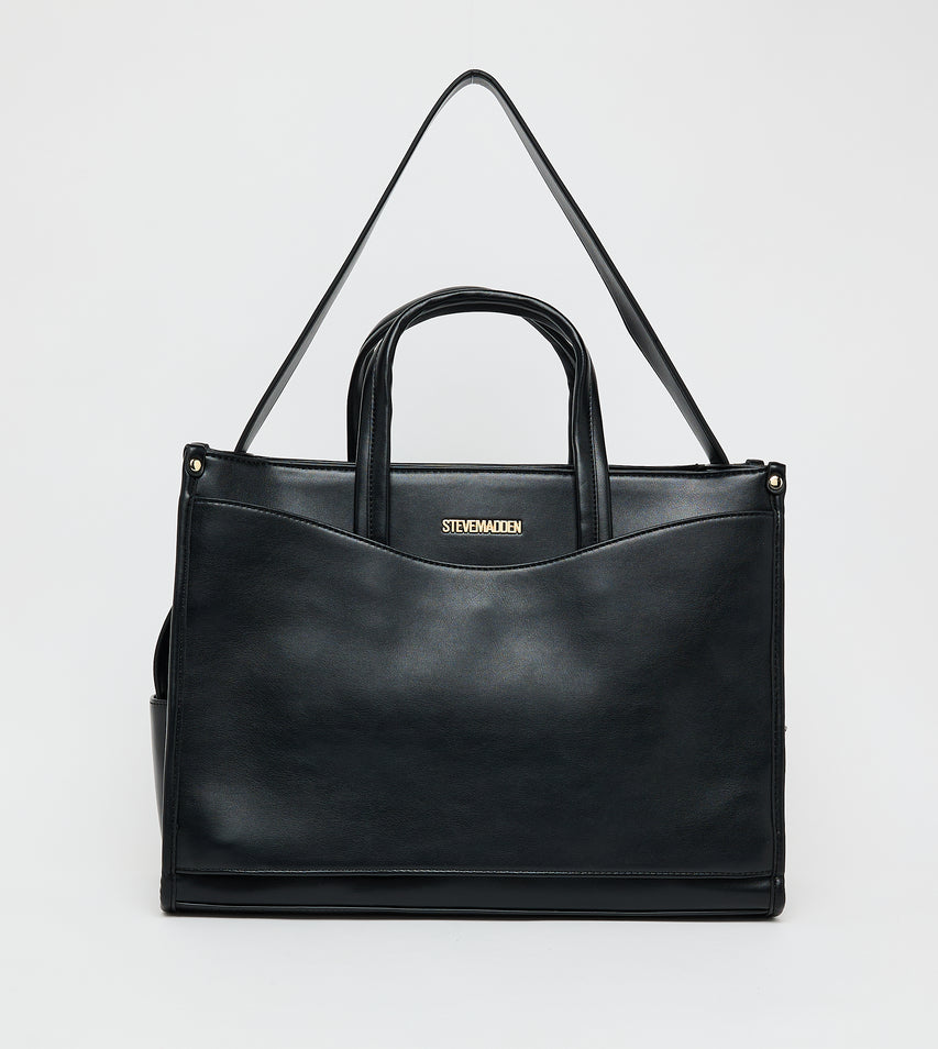 Women's Black Classic Tote Bag