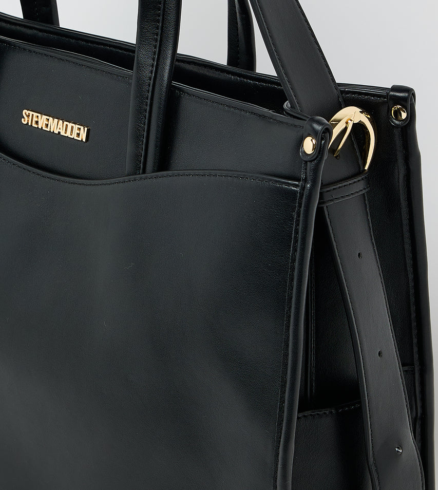 Women's Black Classic Tote Bag - view 6