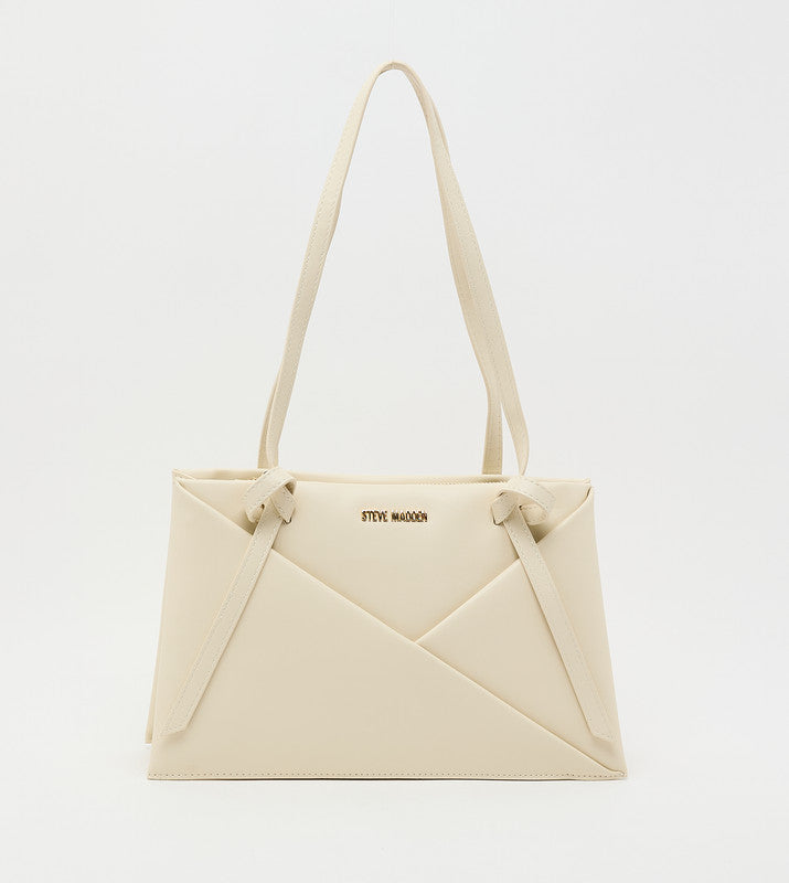 Women's Cream Classic Shoulder Bag