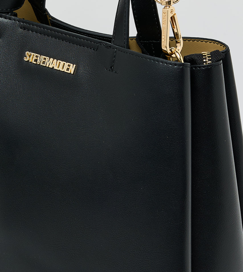 Women's Black Essential Tote Bag - view 5