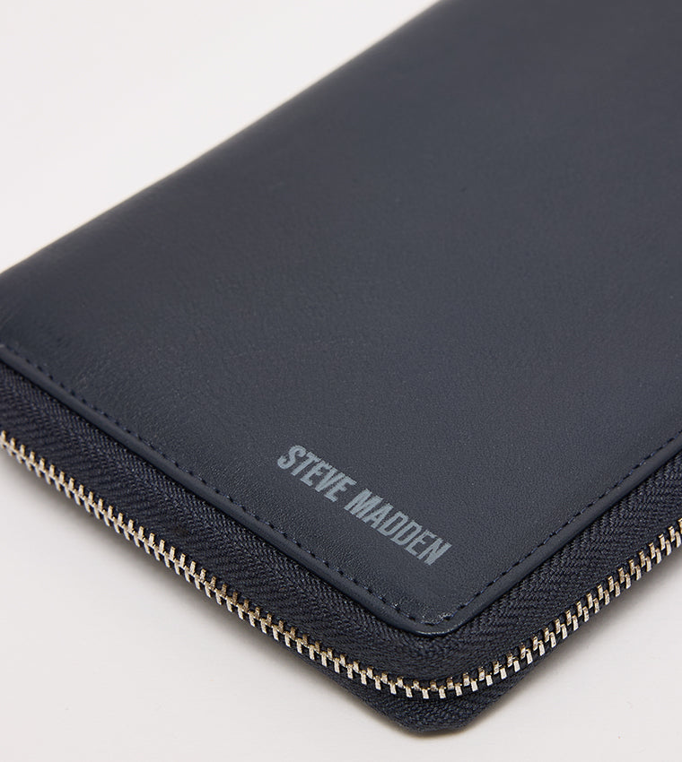 Classic Unisex Navy Blue Wallet - view 4