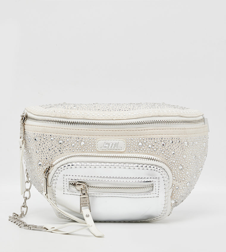 BDOUBLER SILVER CROSSBODY