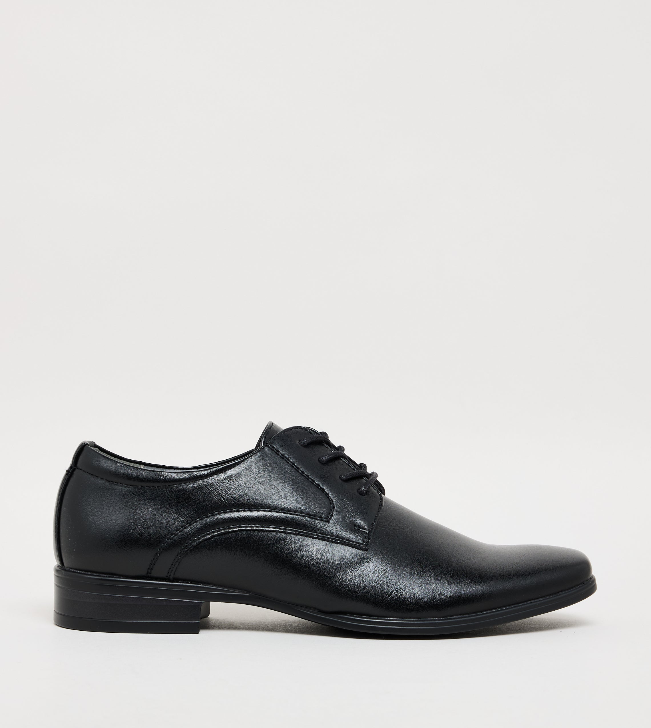 M-Clevrr Men's Black Formal Shoes