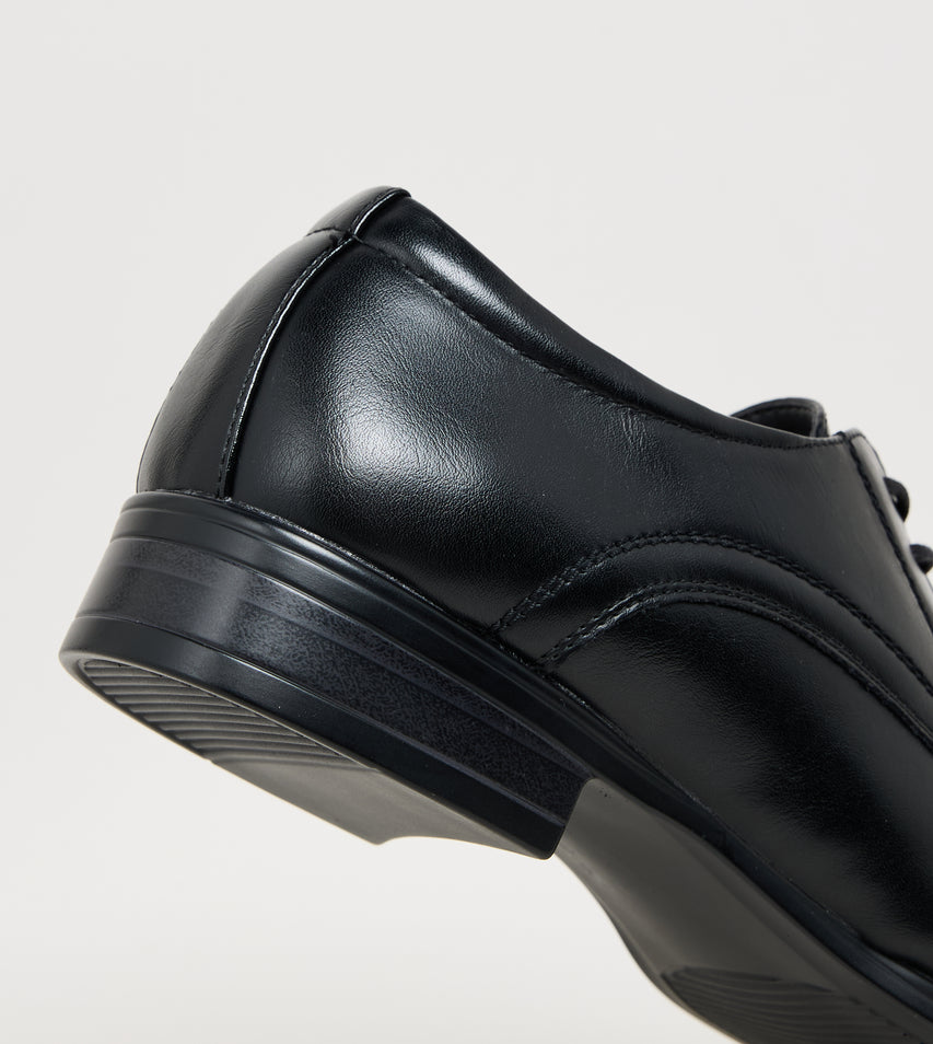 M-Clevrr Men's Black Formal Shoes - view 2