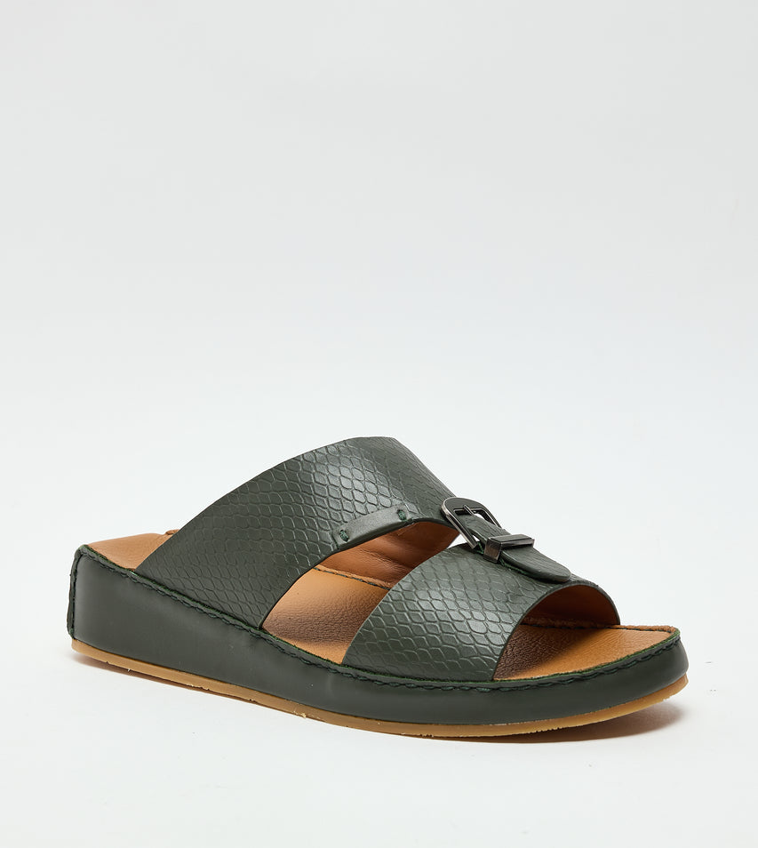 SMD 101 OLIVE ARABIC SANDALS