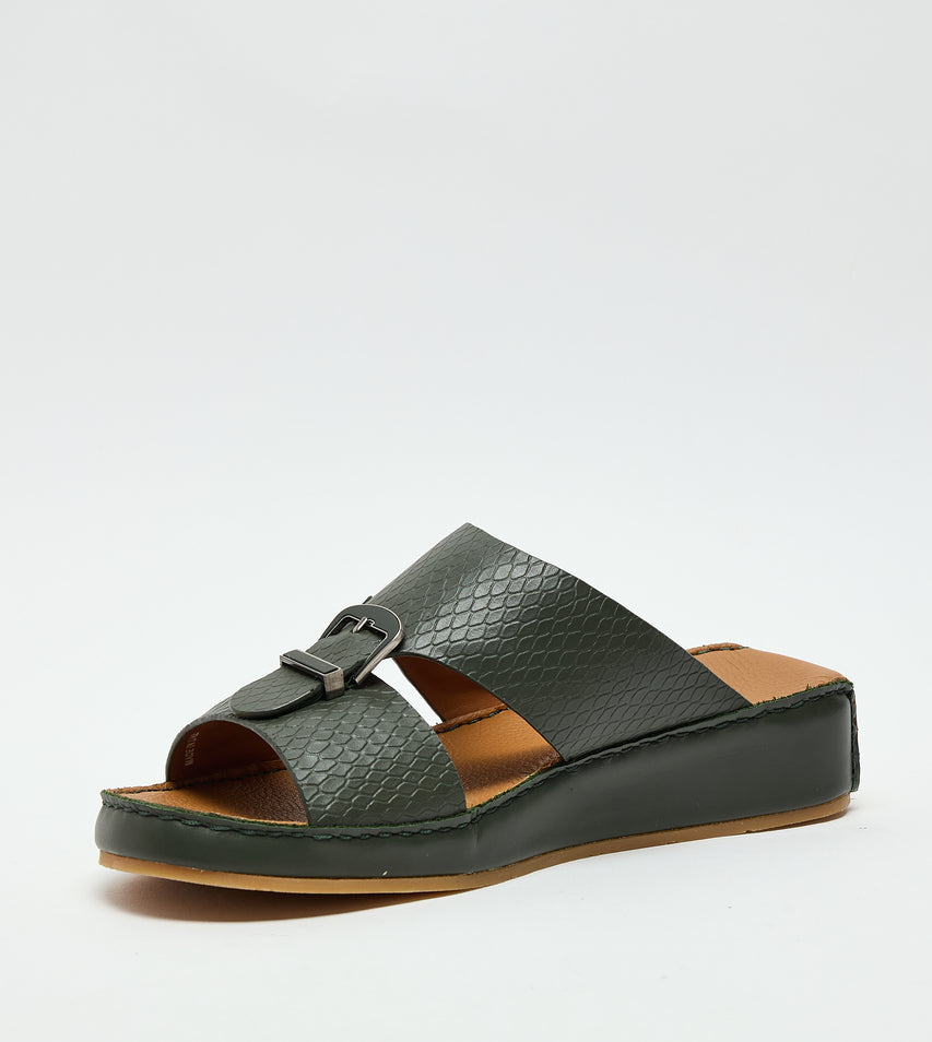 SMD 101 OLIVE ARABIC SANDALS - view 2