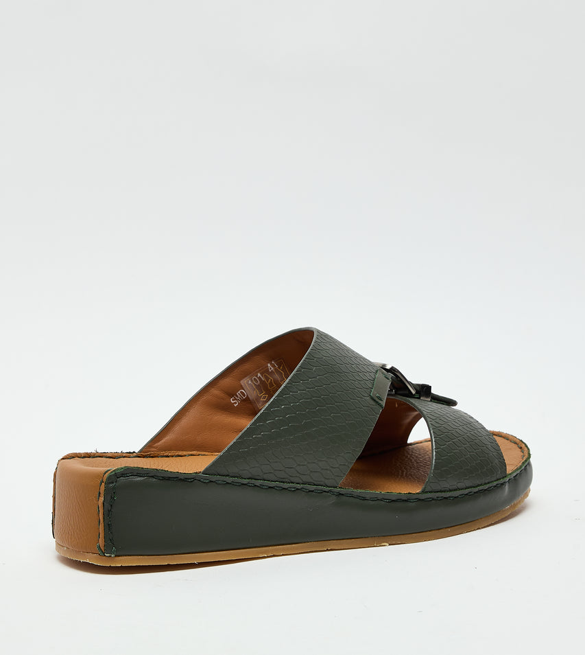 SMD 101 OLIVE ARABIC SANDALS - view 3
