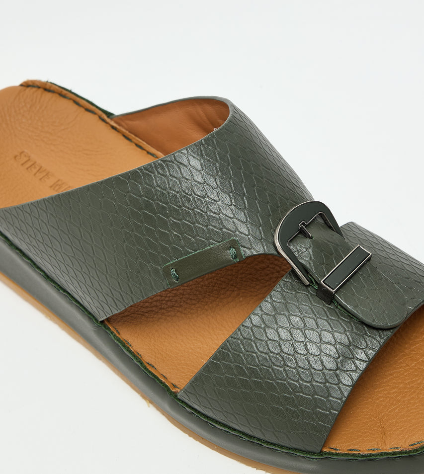 SMD 101 OLIVE ARABIC SANDALS - view 5