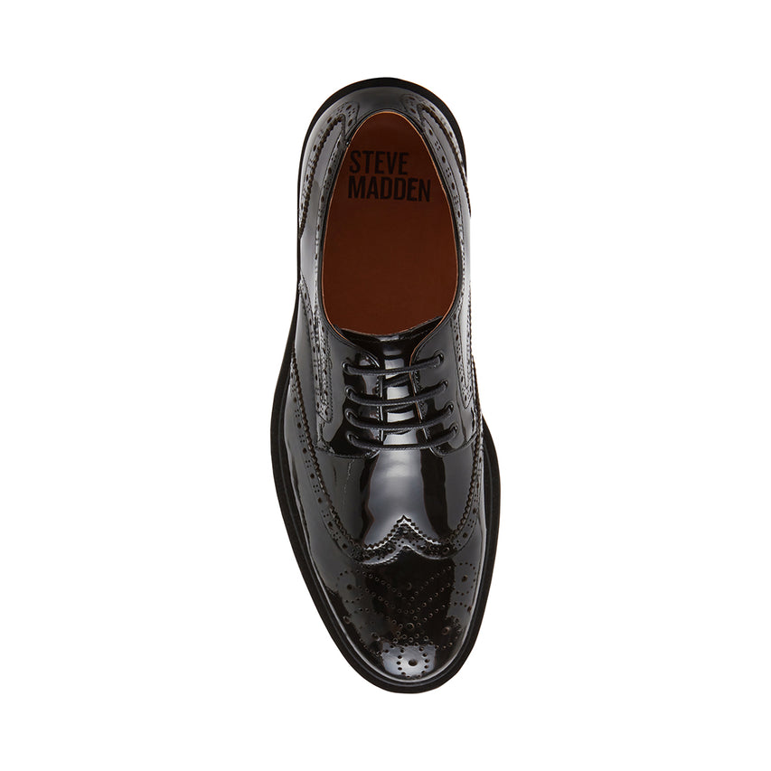 Mayor-N Men's Black Leather Shoes
