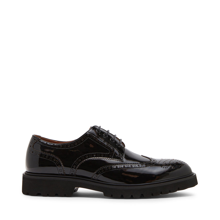 Mayor-N Men's Black Leather Shoes
