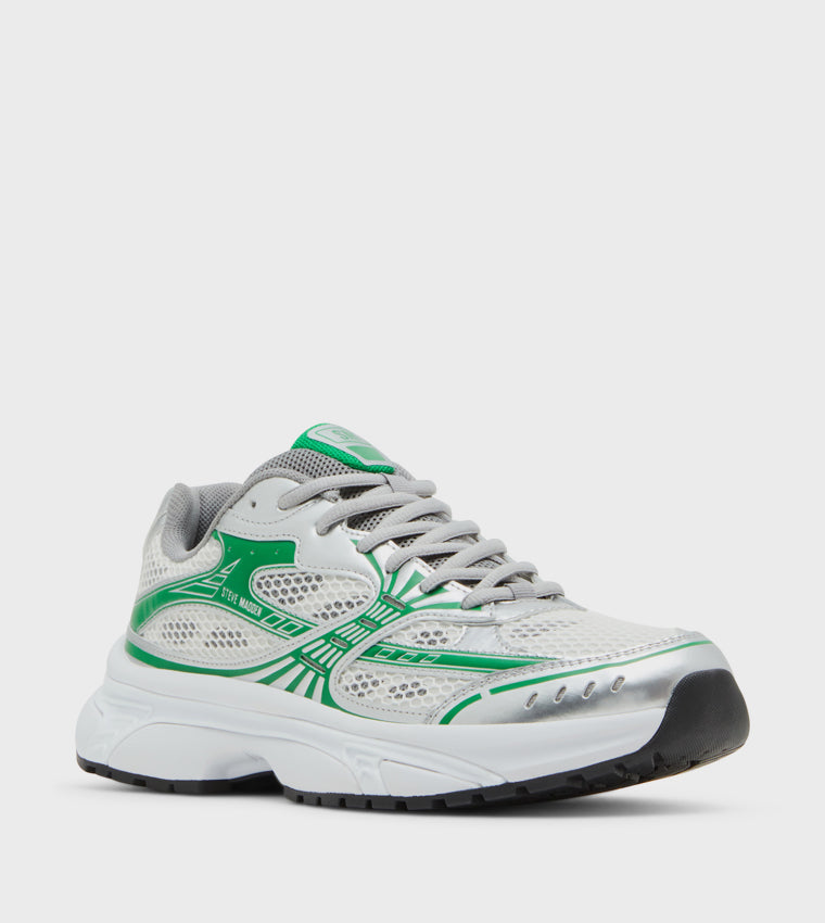 THAEDEUS SILVER GREEN SNEAKERS