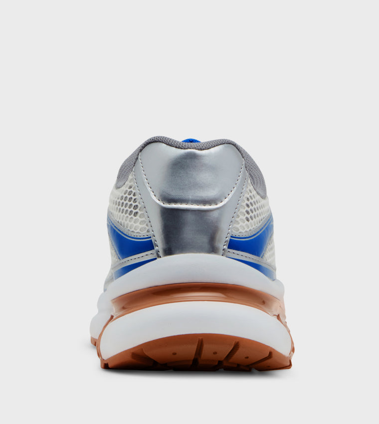Thaedeus Men's Silver Blue Sneakers - view 3