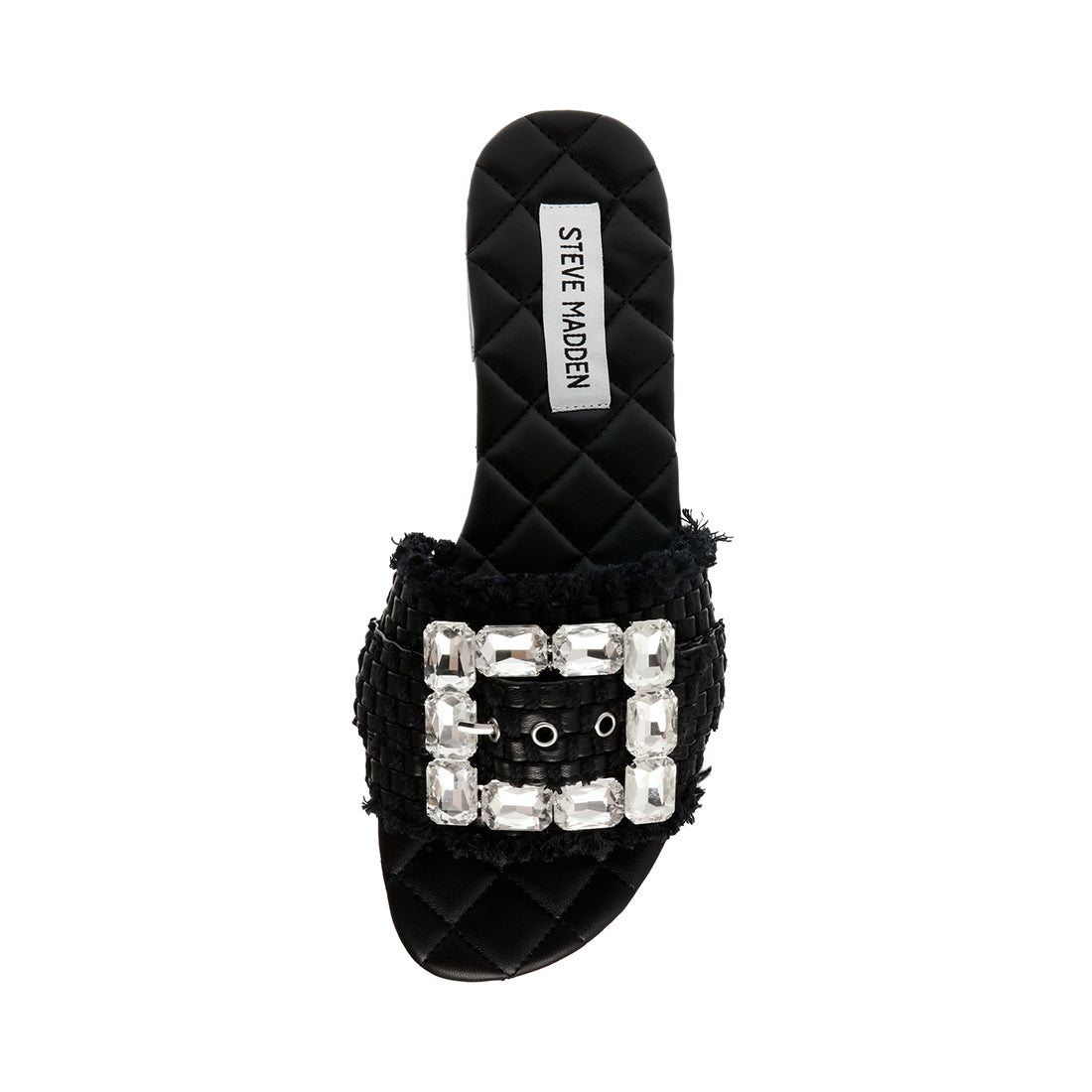 Buy Getaway Black Flat Sandals Online in UAE Steve Madden