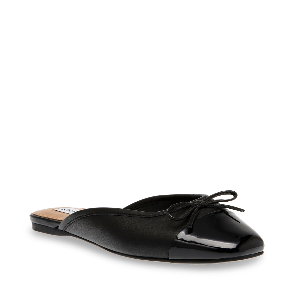 Nella Women's Black Leather Ballet Flats - view 2