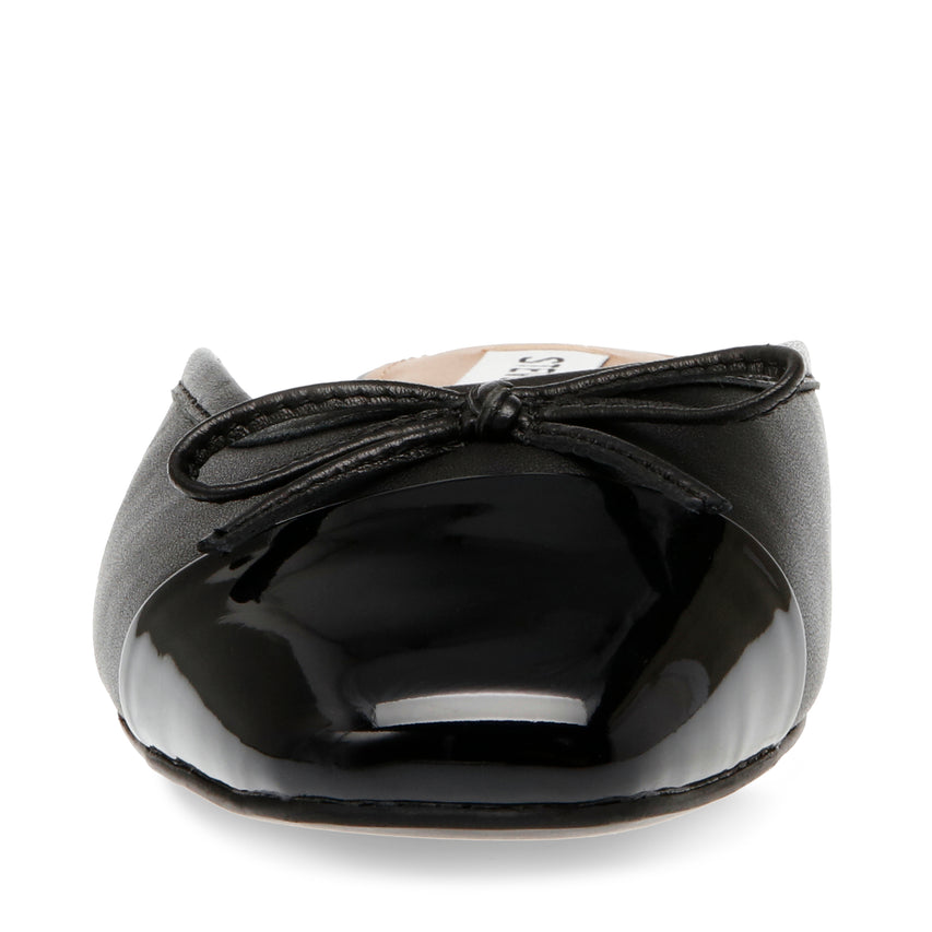 Nella Women's Black Leather Ballet Flats - view 4