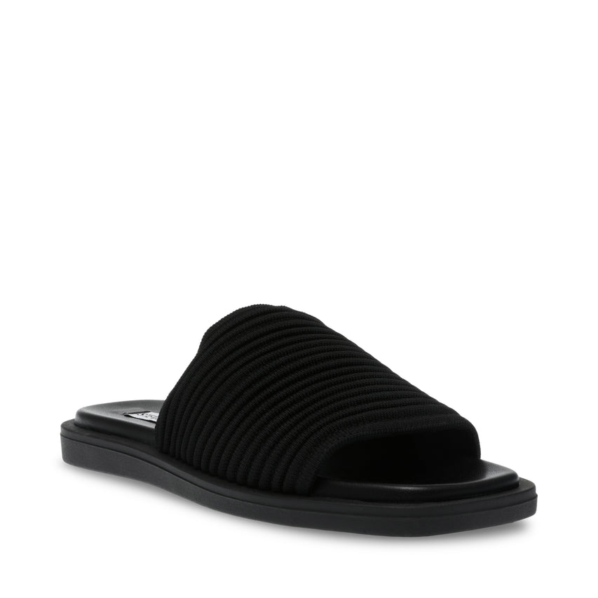 Awestruck Women's Black Flat Sandals - view 3