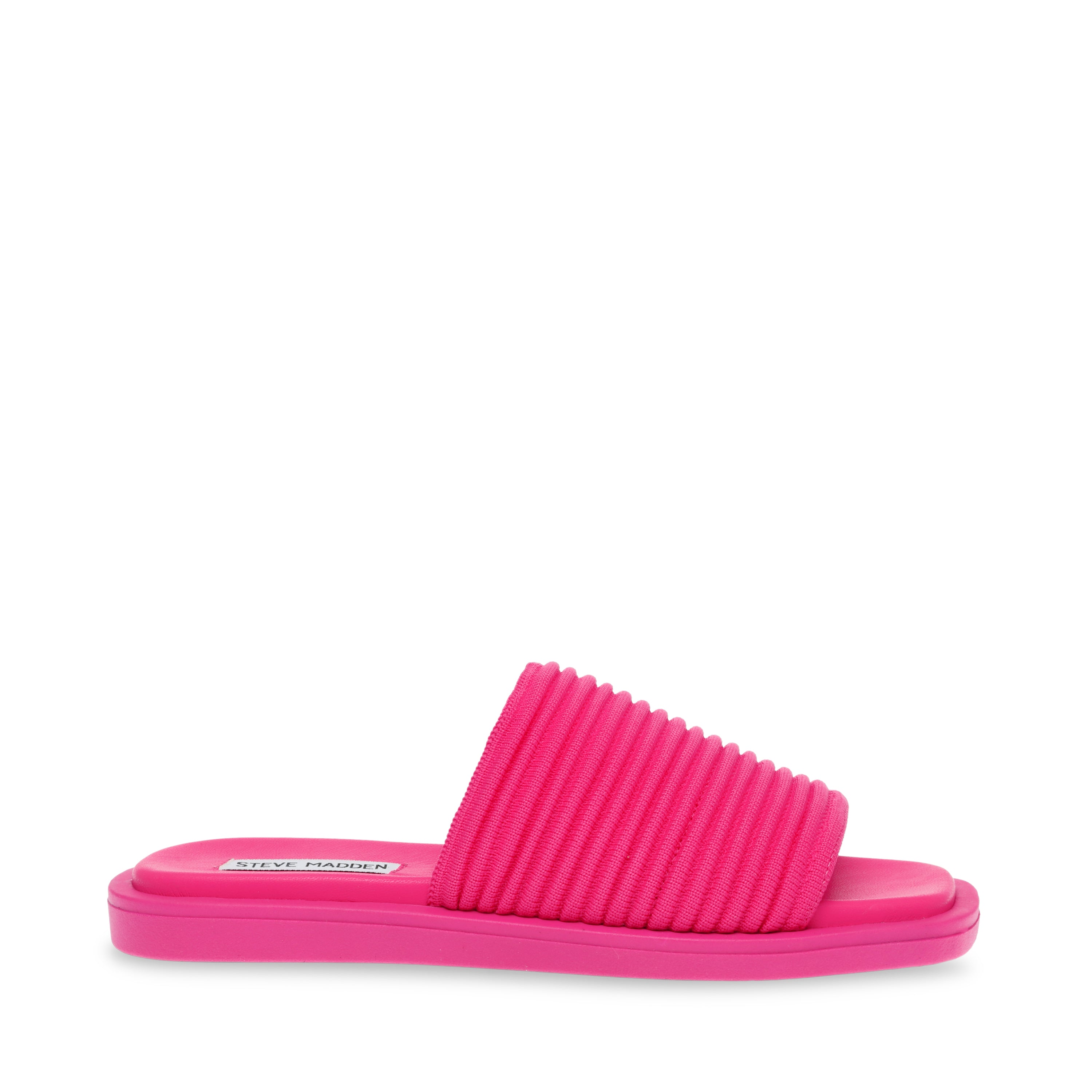 AWESTRUCK FUCHSIA FLAT SANDALS