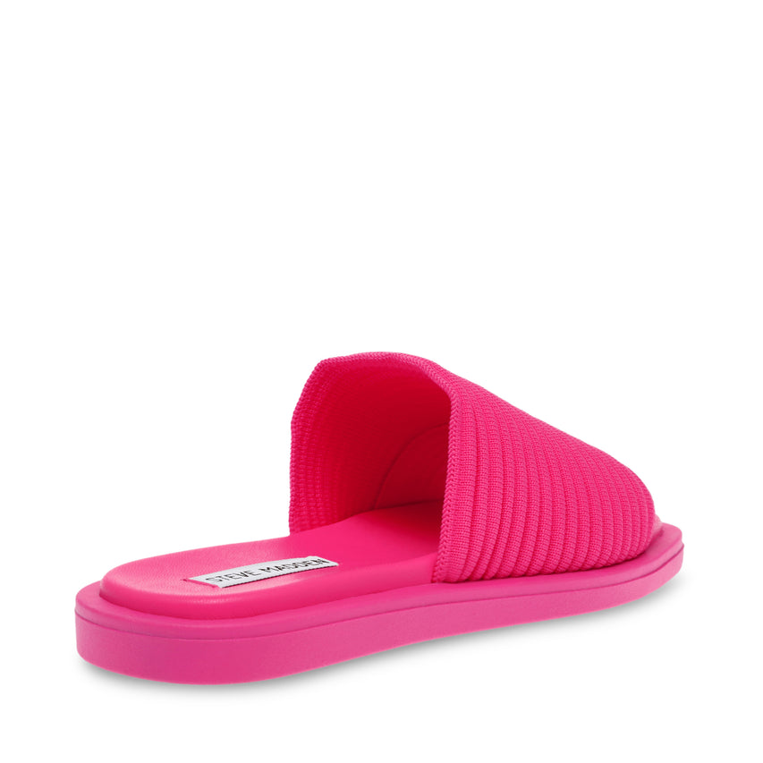 AWESTRUCK FUCHSIA FLAT SANDALS - view 3