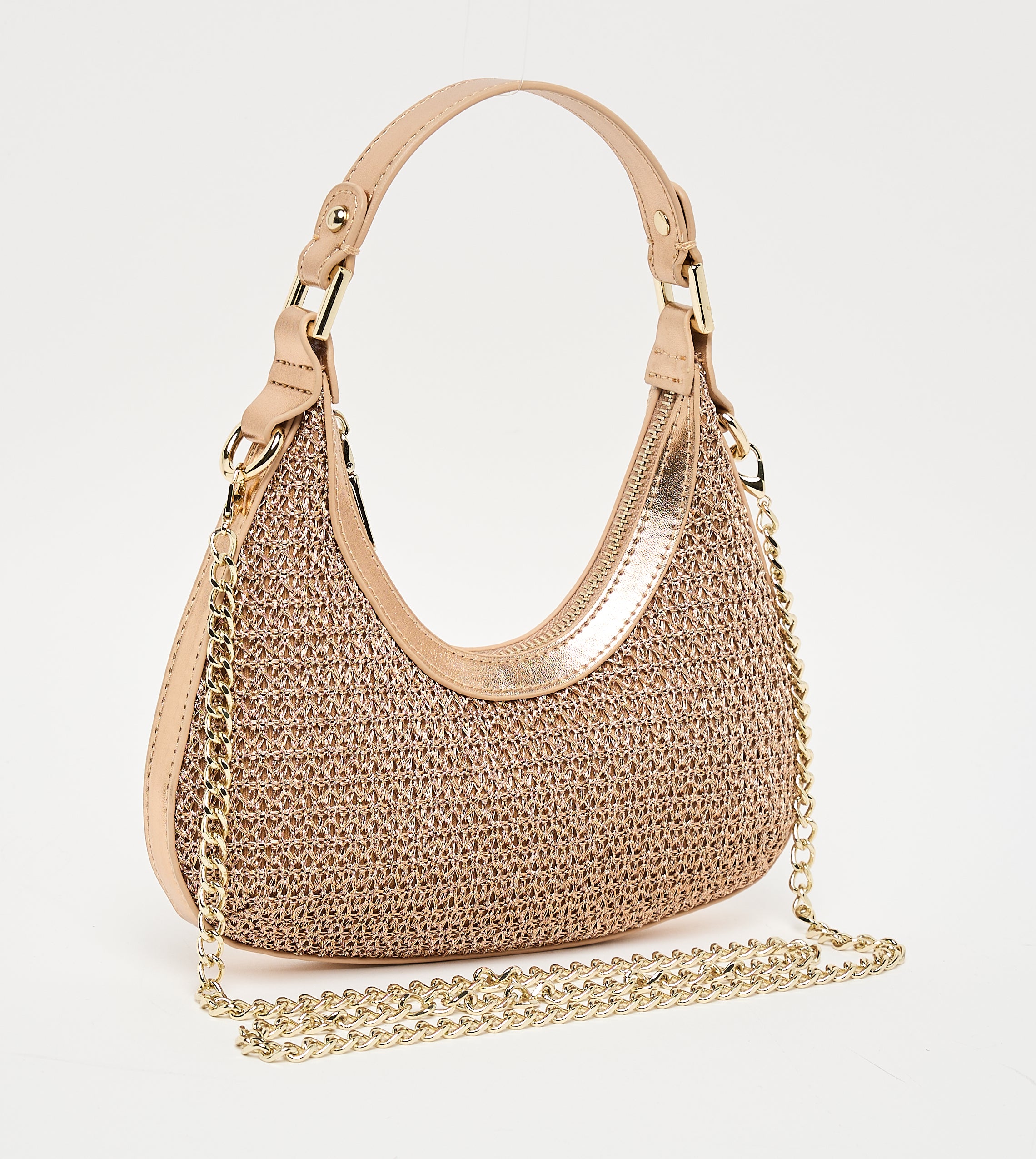 Bascend Gold Women's Hobo Bags