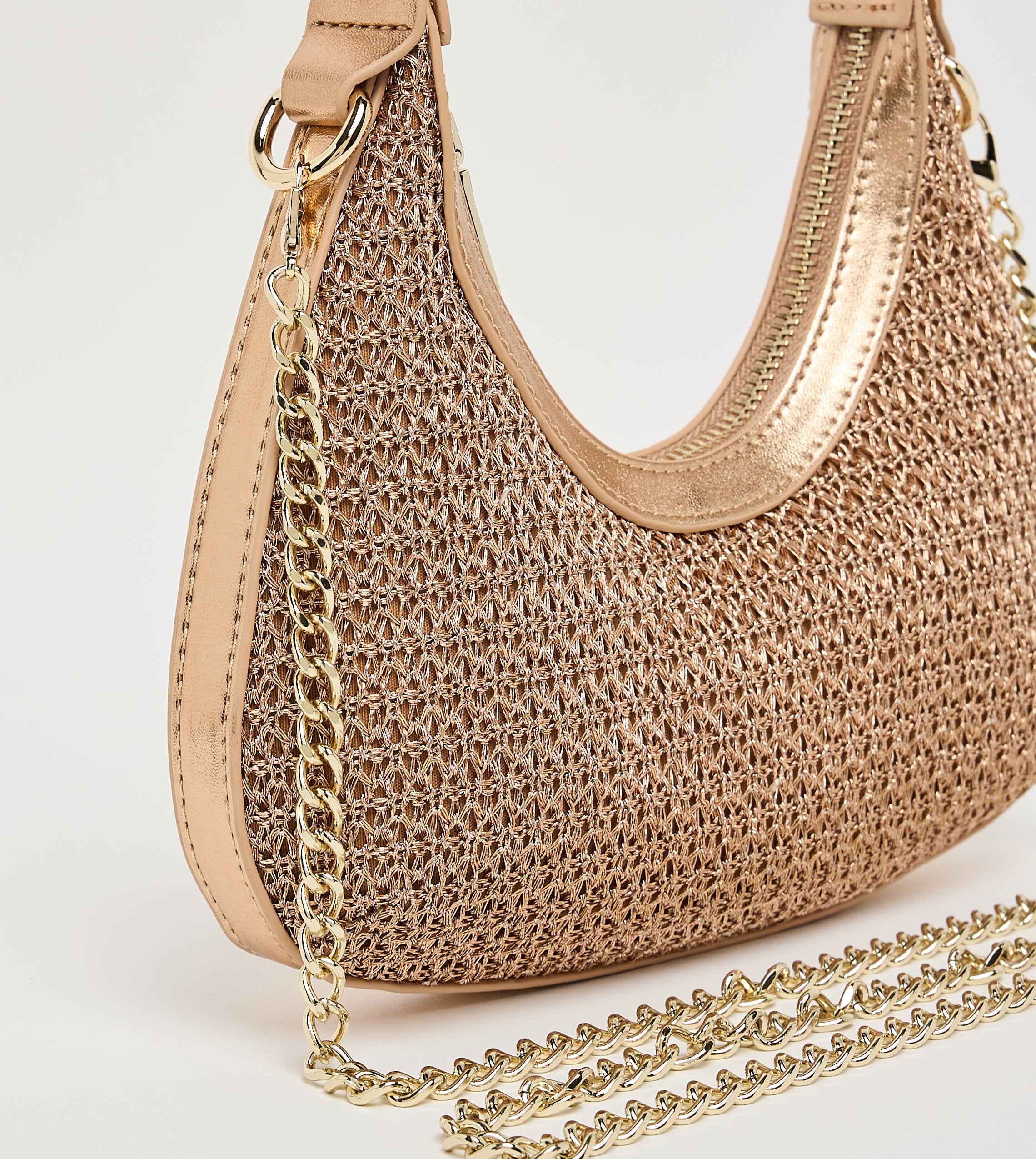 Bascend Gold Women's Hobo Bags