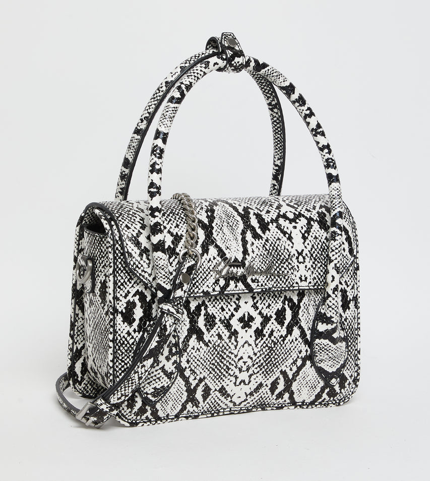 Bhex-e Black/White Women's Satchel Bag - view 3