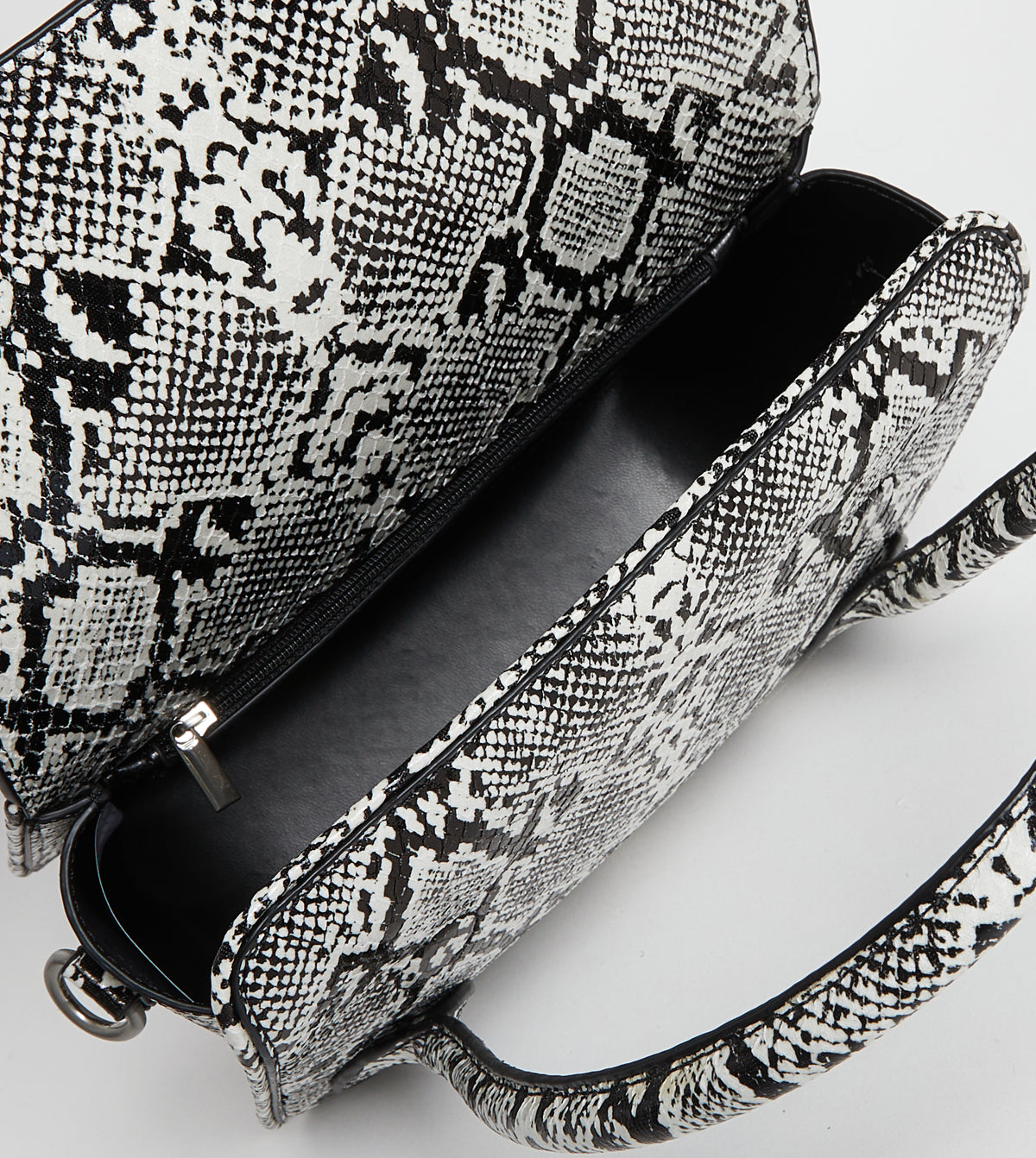 Bhex-e Black/White Women's Satchel Bag - view 7